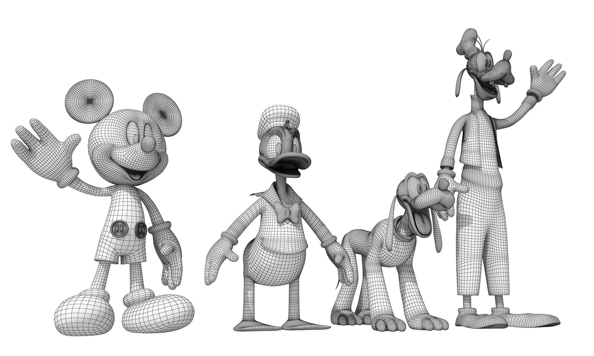 Mickey Mouse Friends  3D model_18