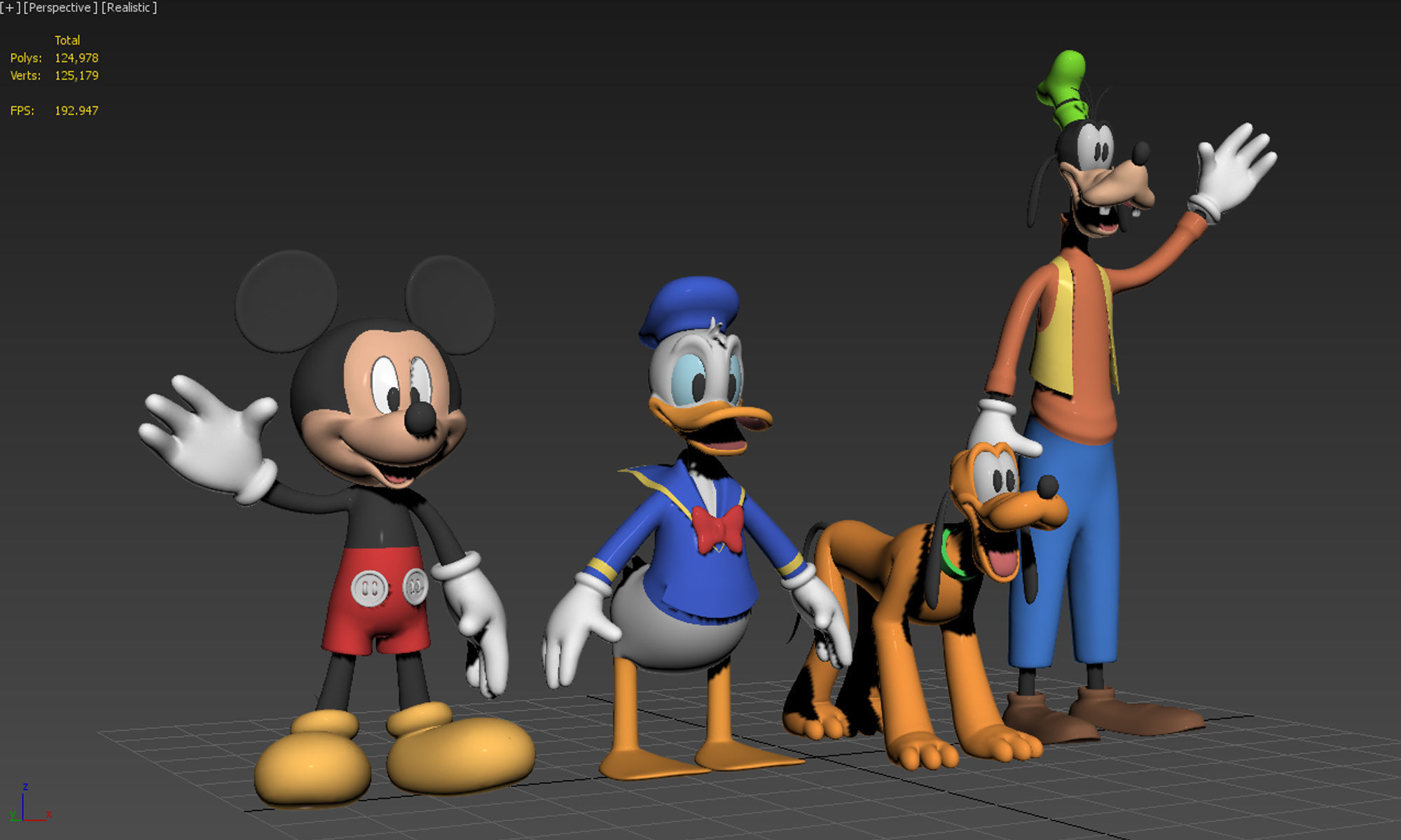 Mickey Mouse Friends  3D model_20