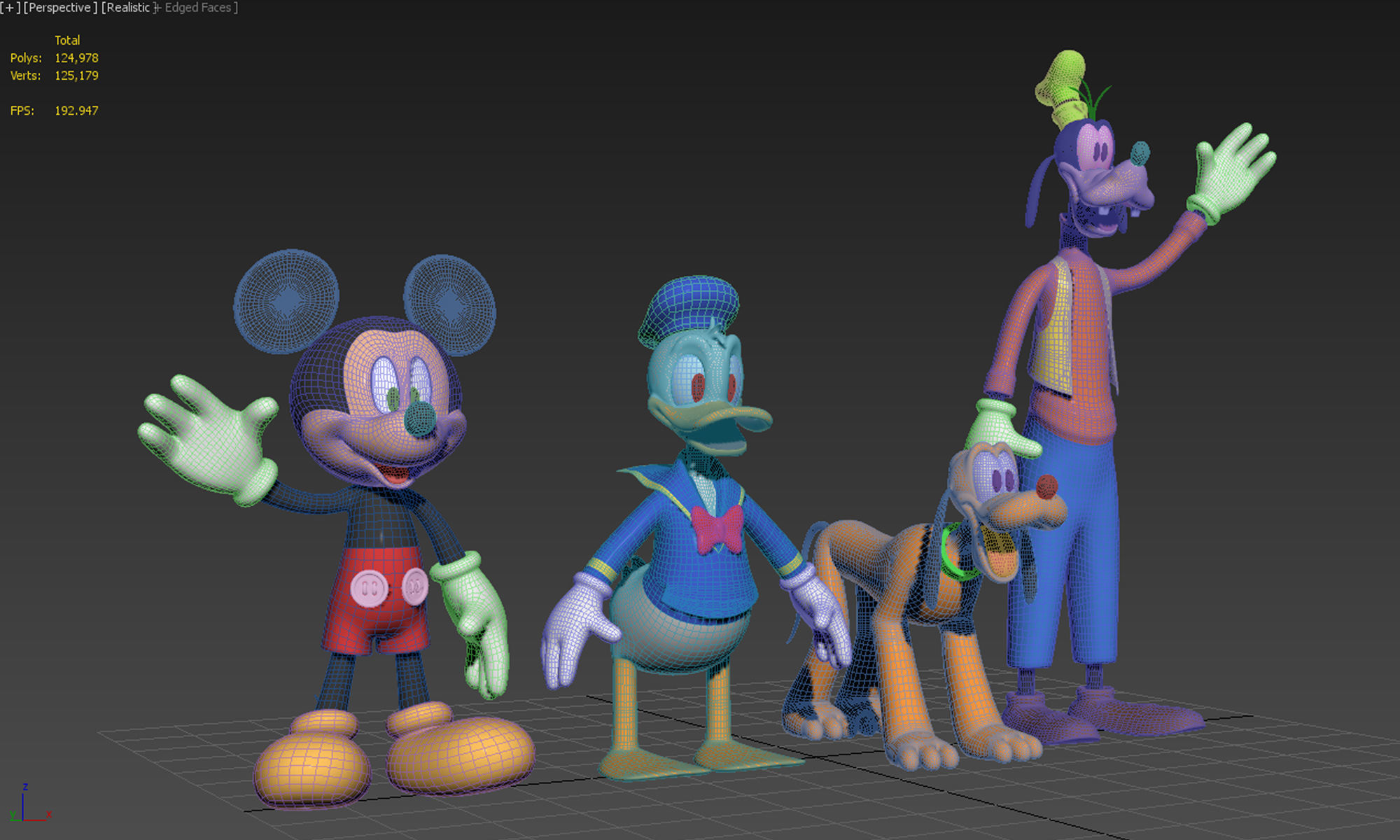 Mickey Mouse Friends  3D model_21