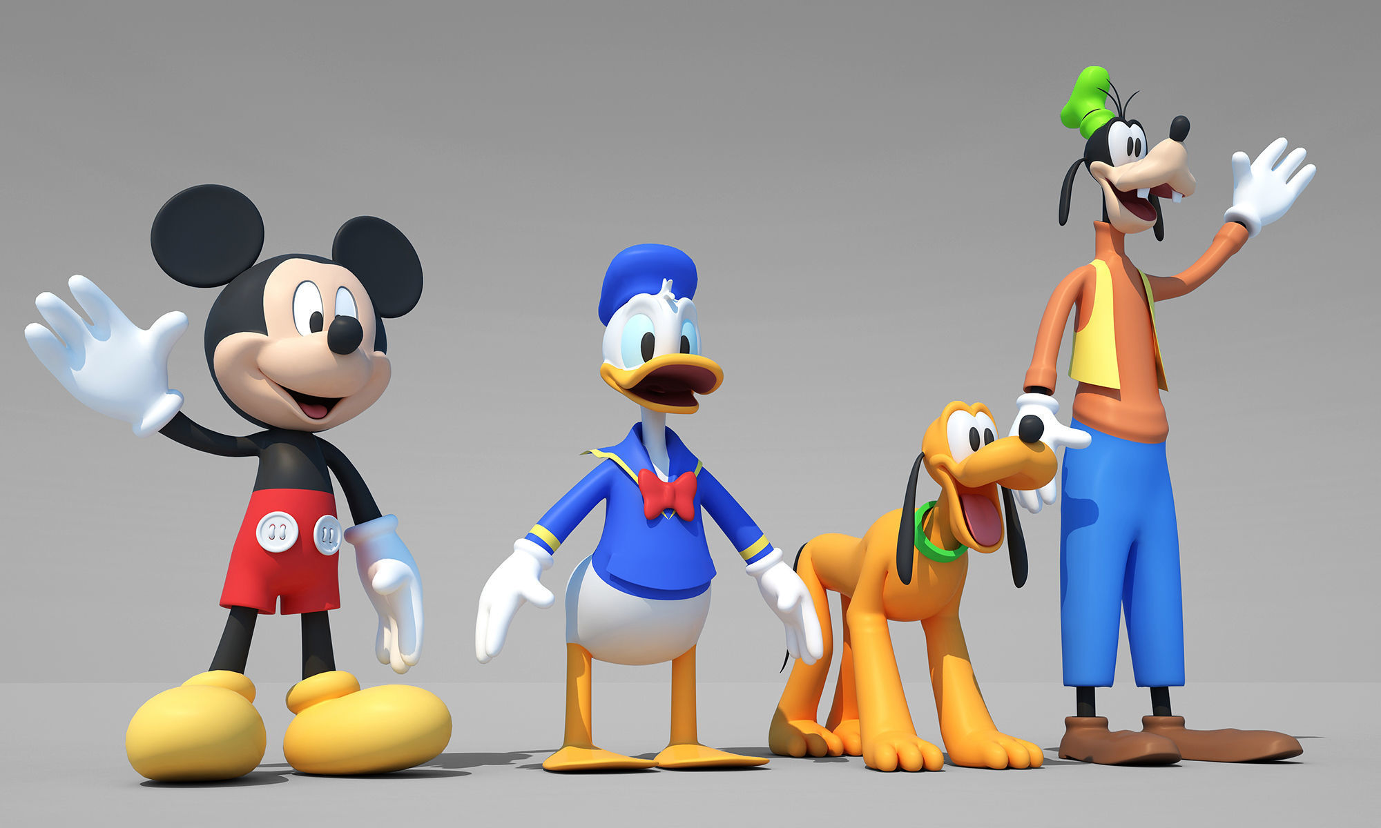 Mickey Mouse Friends  3D model_17