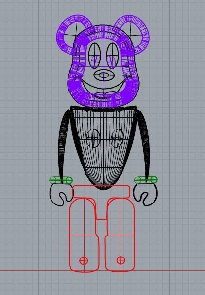 Robotic Mickey Mouse Free 3D model_2