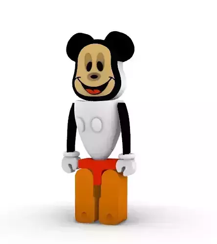 Robotic Mickey Mouse Free 3D model
