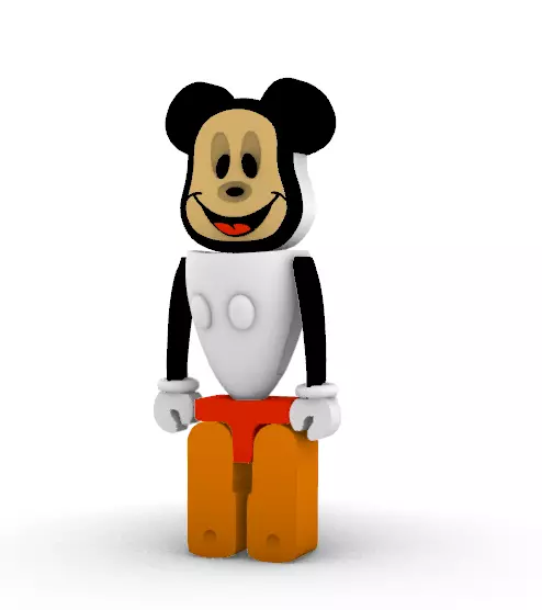 Robotic Mickey Mouse Free 3D model_0