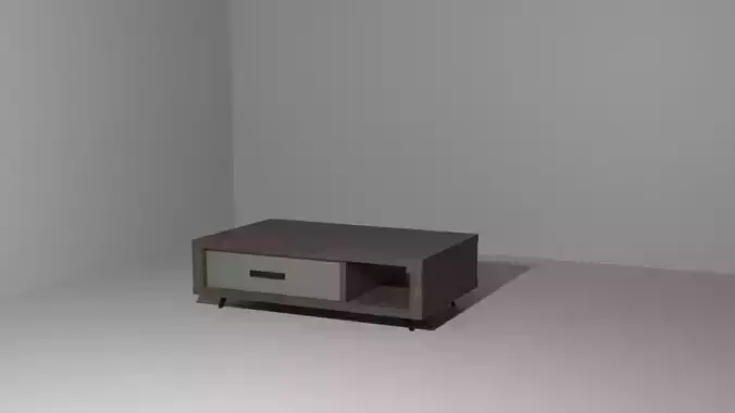 Table coffee with two drawers