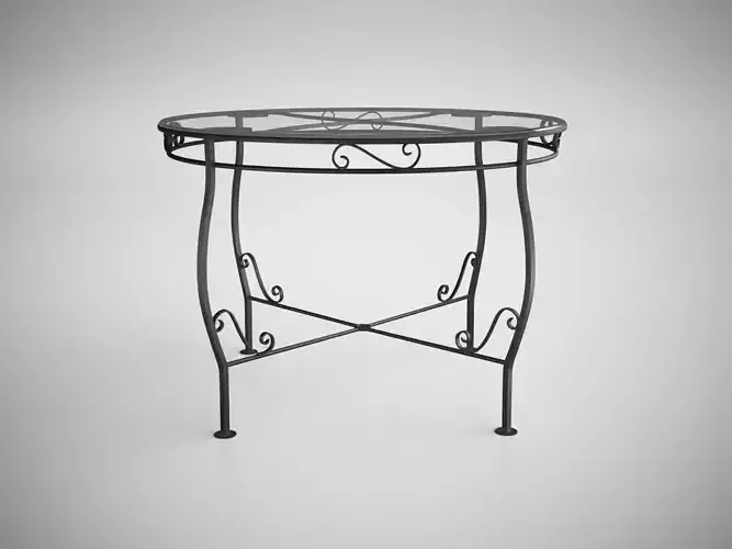 Vintage Wrought Iron Table