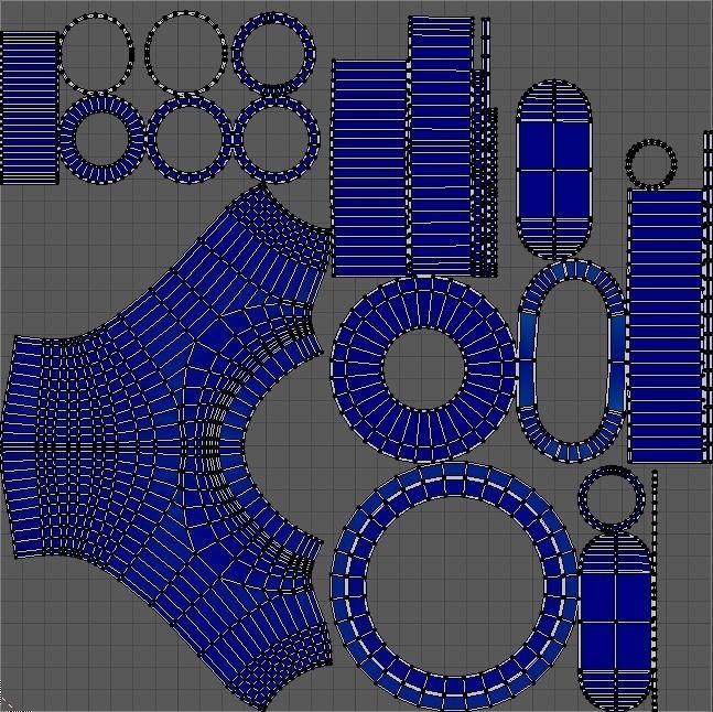 Compression Tap Low-poly 3D model_8