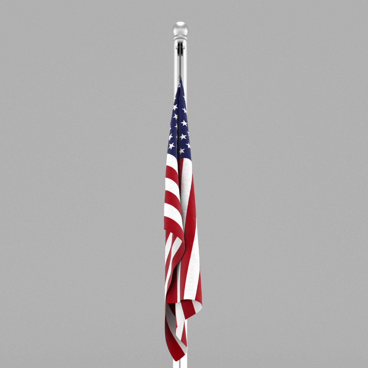 Flag of United States of America 3D model_11