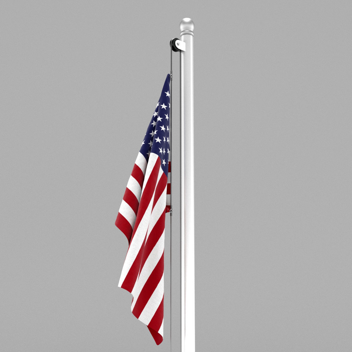 Flag of United States of America 3D model_13