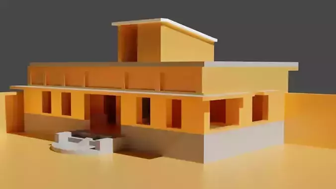 modern house 3D model