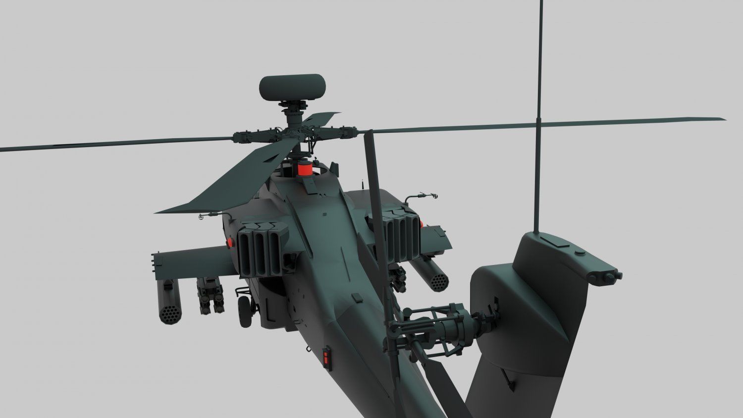 AH-64D Apache Low-poly 3D model_3