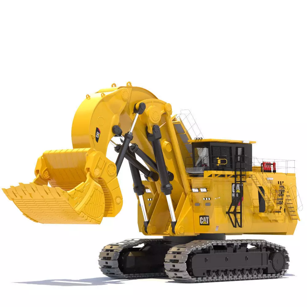 Mining Excavator Cat 6090 FS 3D model_0