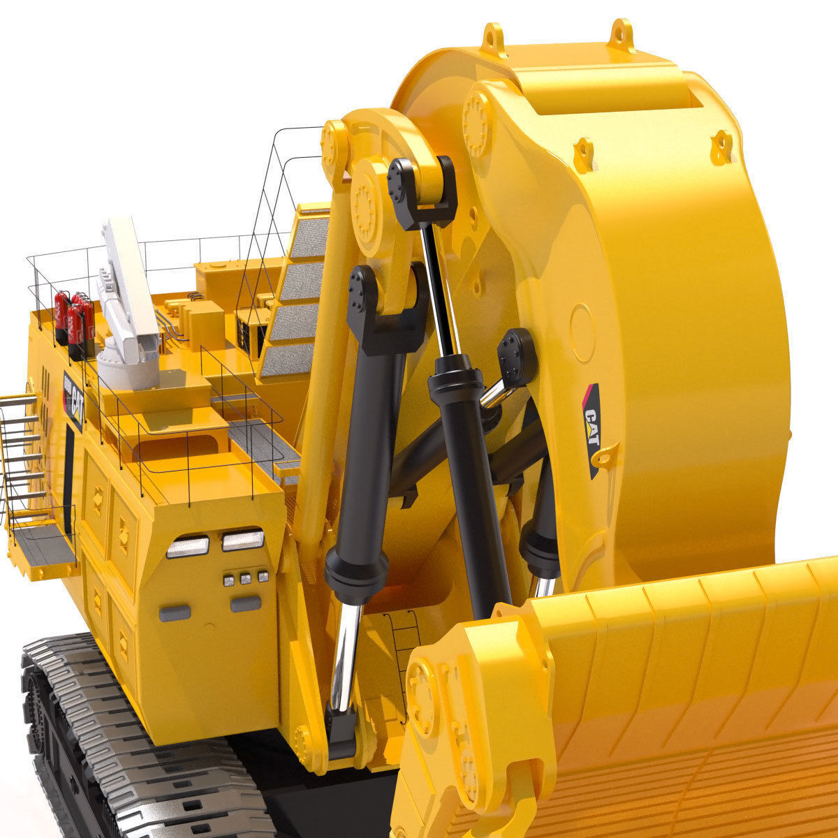 Mining Excavator Cat 6090 FS 3D model_18