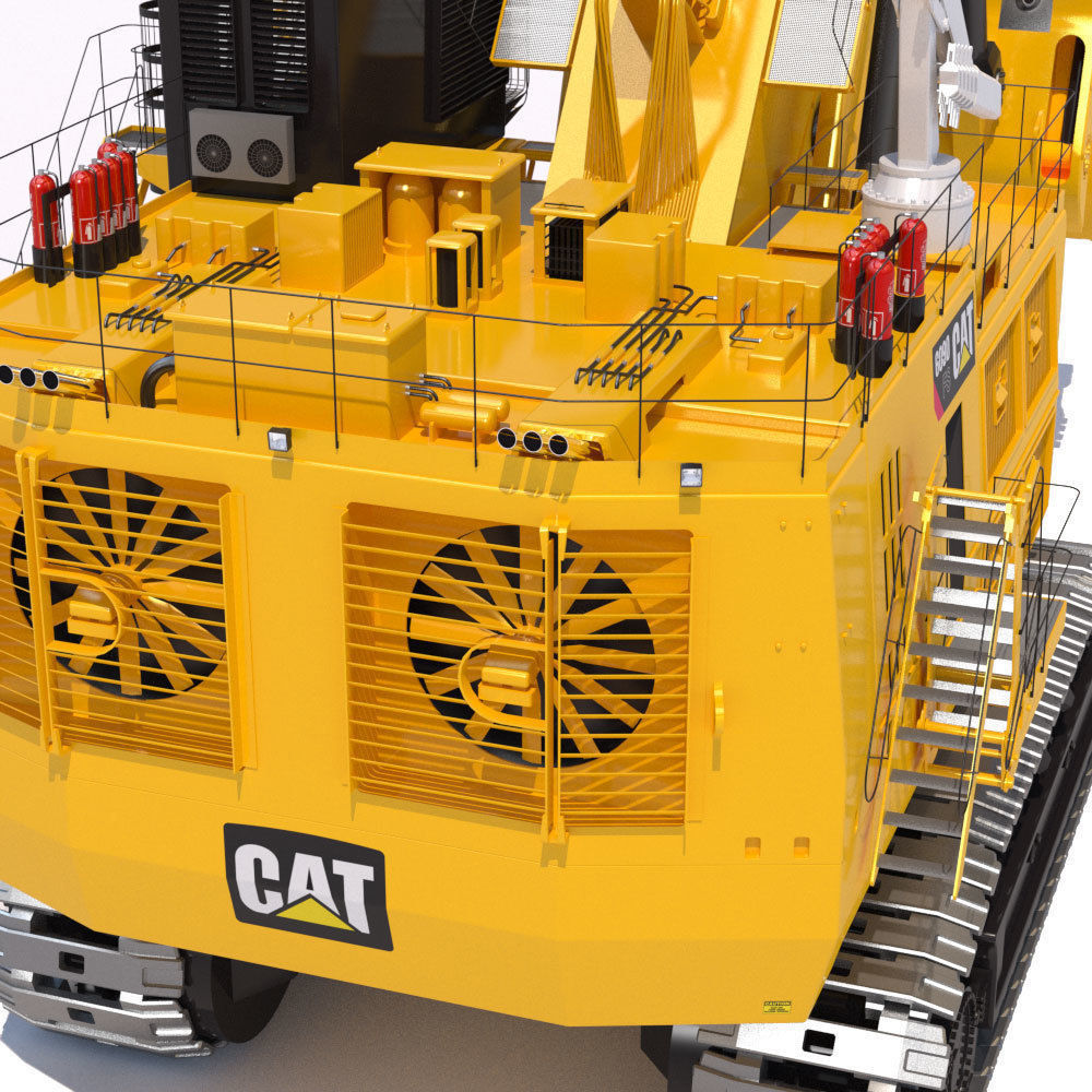 Mining Excavator Cat 6090 FS 3D model_12