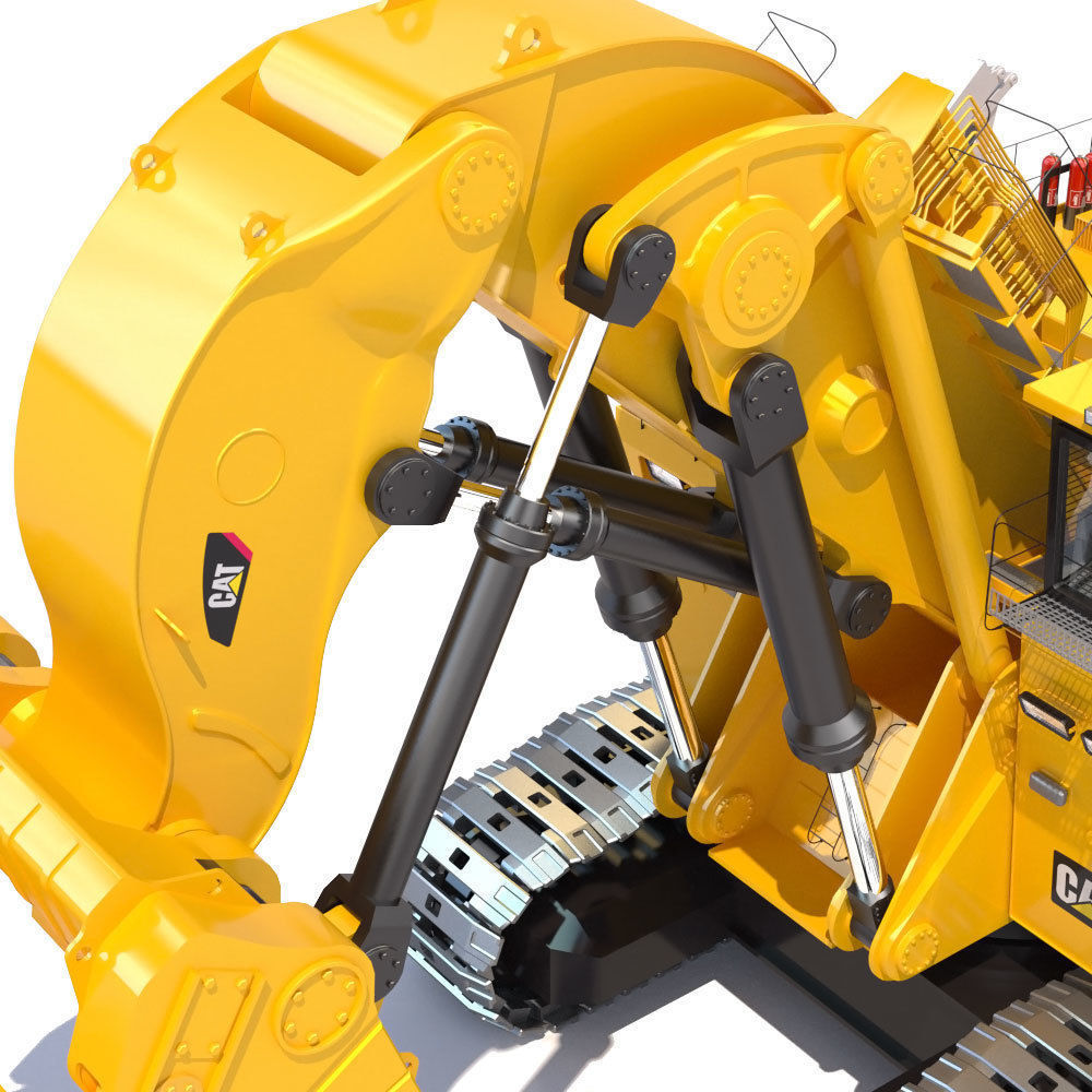 Mining Excavator Cat 6090 FS 3D model_15