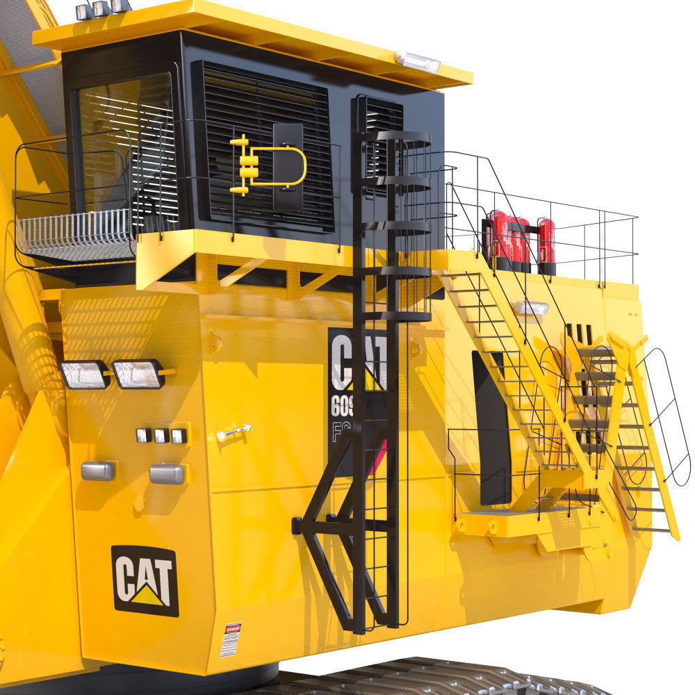 Mining Excavator Cat 6090 FS 3D model_9