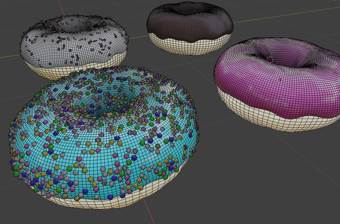 Donut Doughnut 3D model_9