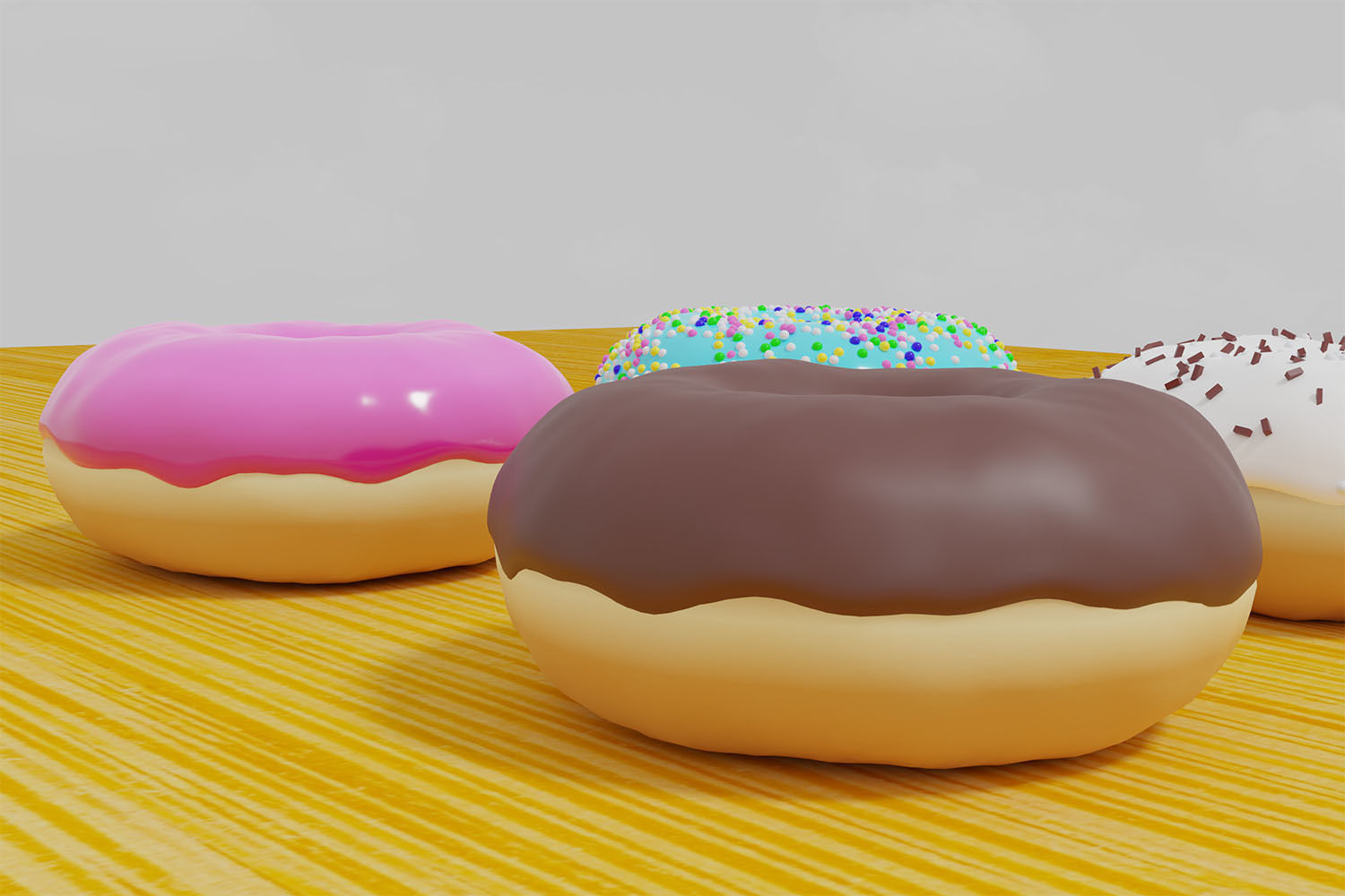 Donut Doughnut 3D model_3