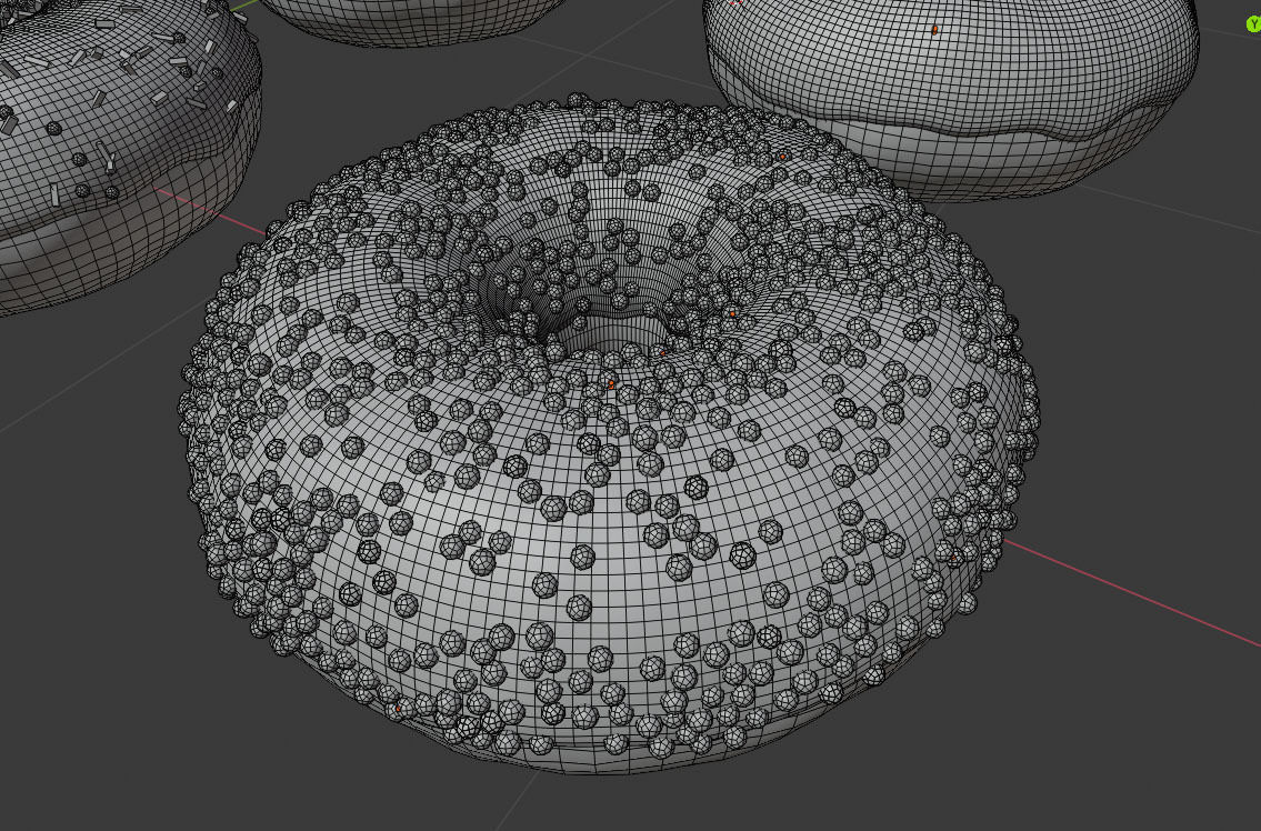 Donut Doughnut 3D model_7