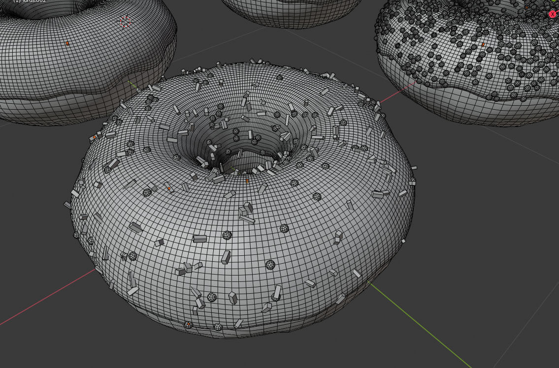 Donut Doughnut 3D model_8