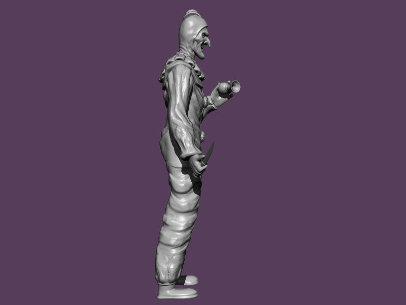 Arty the clown 3D print model_3