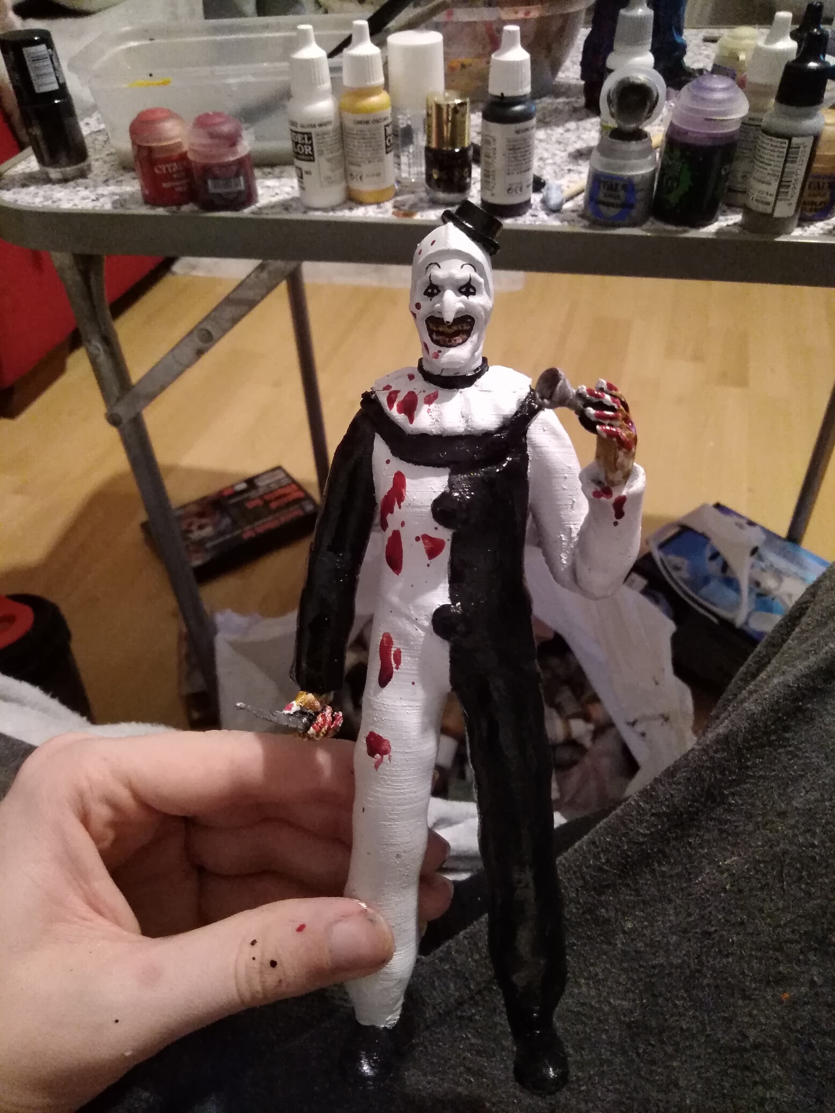 Arty the clown 3D print model_1