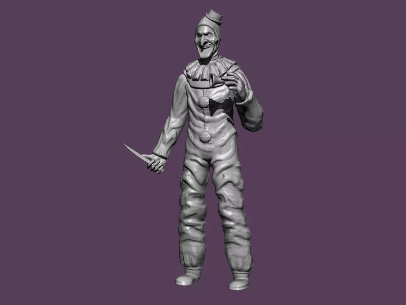 Arty the clown 3D print model_0