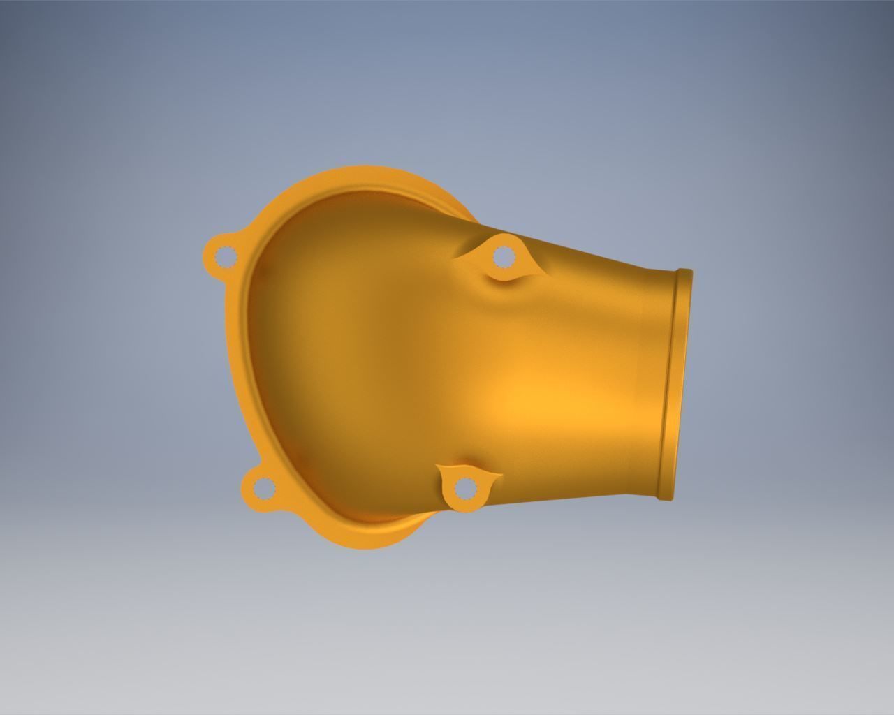 C20xe Powercap 71 mm no fitting RIGHT PIPE 3D print model_1