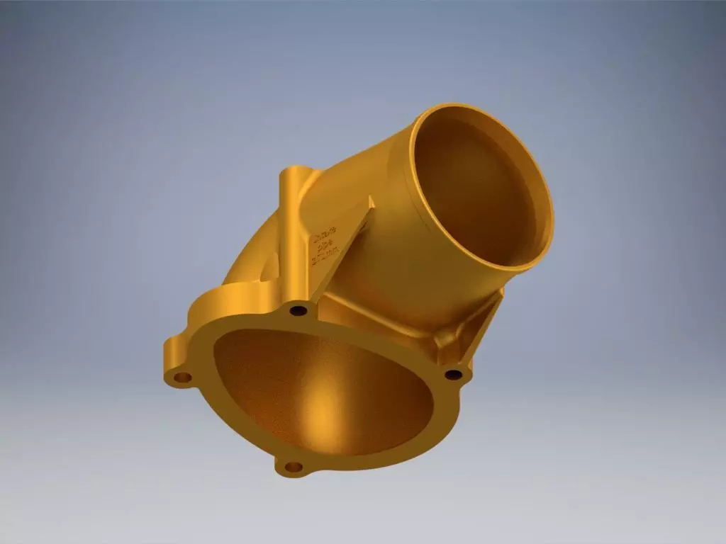 C20xe Powercap 71 mm no fitting RIGHT PIPE 3D print model_0