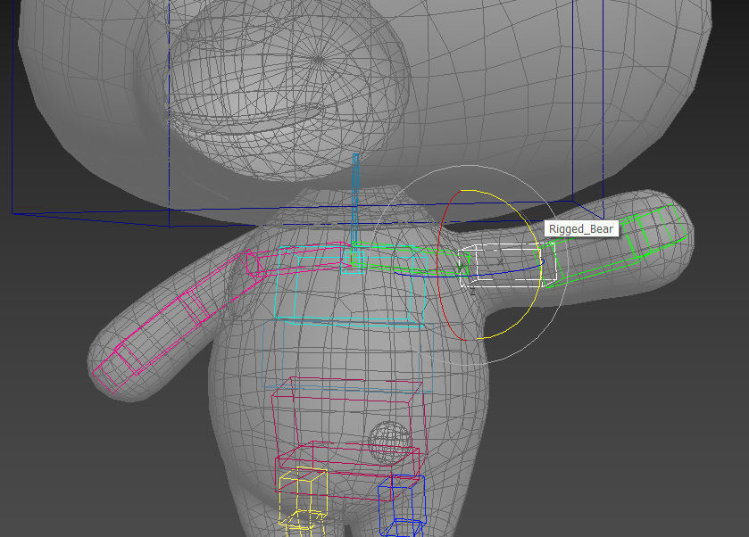 Character038 Rigged Bear 3D model_12