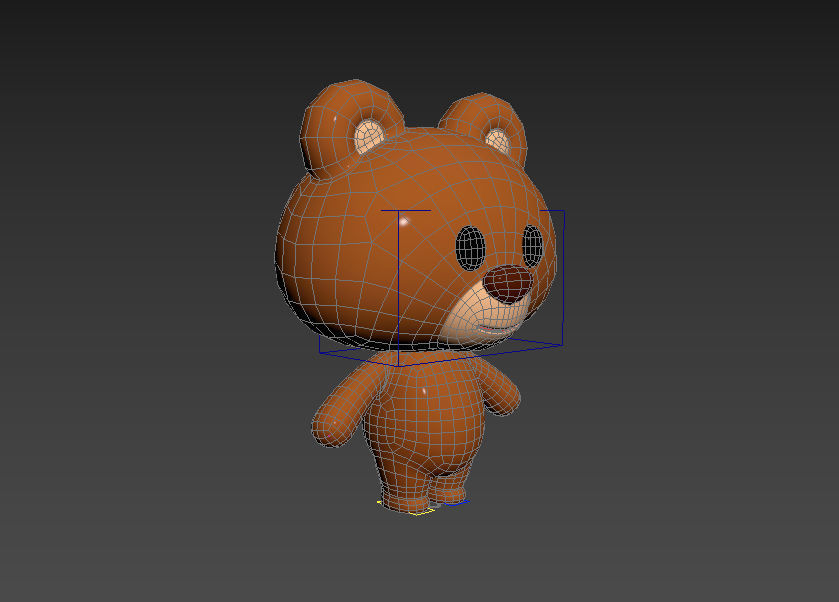 Character038 Rigged Bear 3D model_8