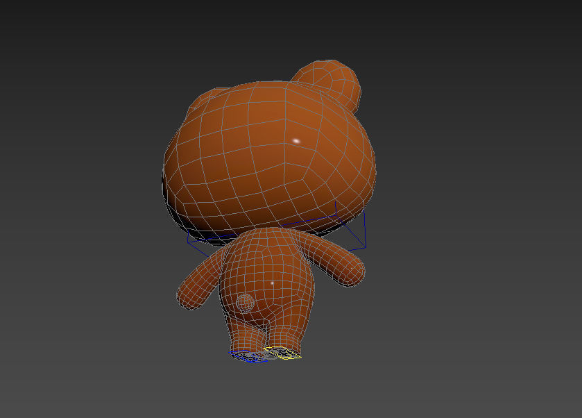 Character038 Rigged Bear 3D model_9