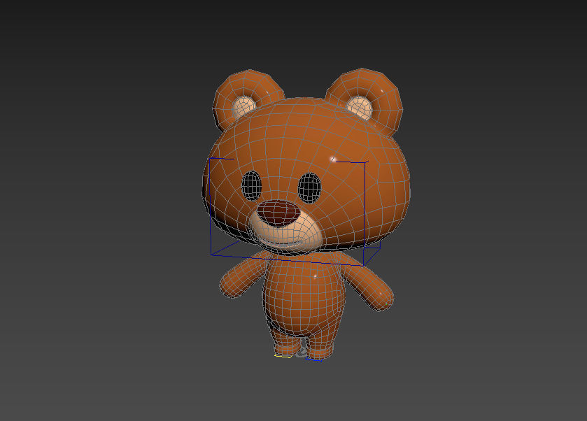 Character038 Rigged Bear 3D model_5