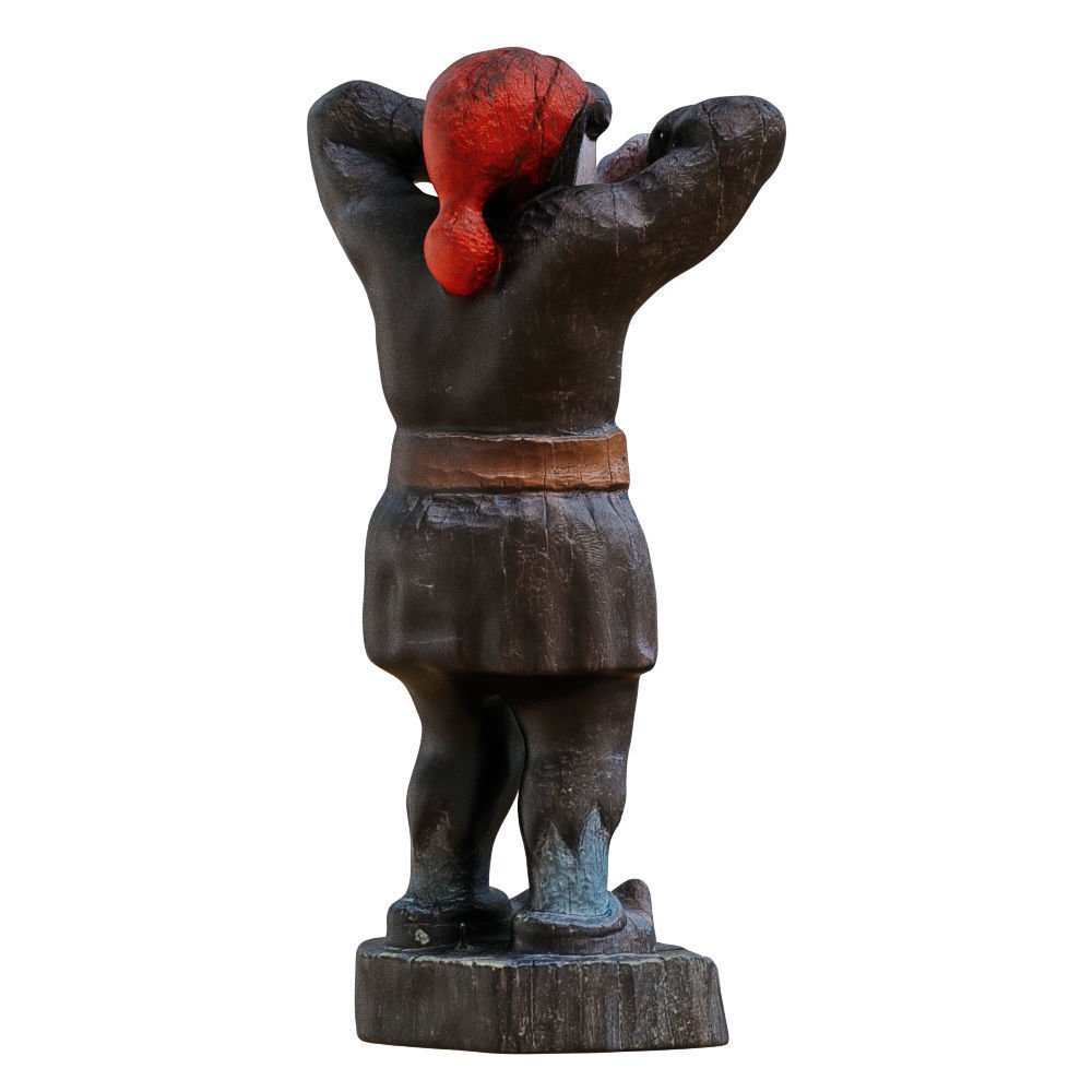 Weeping Gnome Garden Figurine 3D model_3