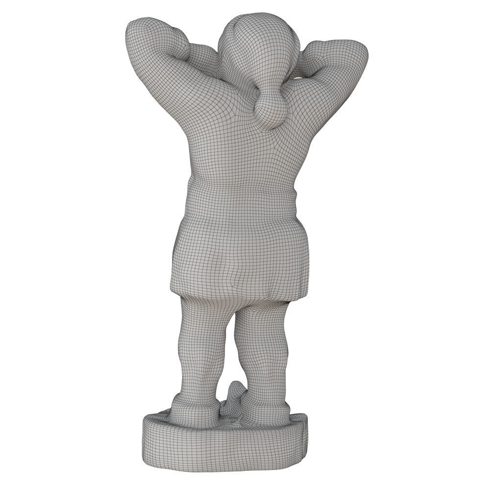 Weeping Gnome Garden Figurine 3D model_7