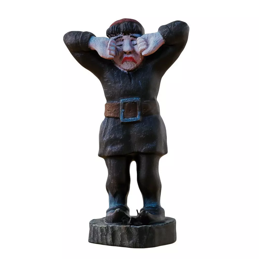 Weeping Gnome Garden Figurine 3D model_0