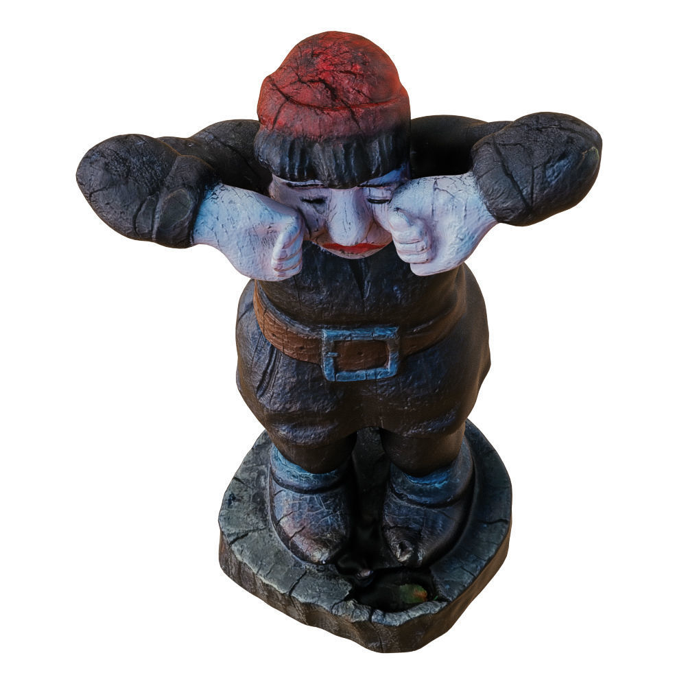 Weeping Gnome Garden Figurine 3D model_4