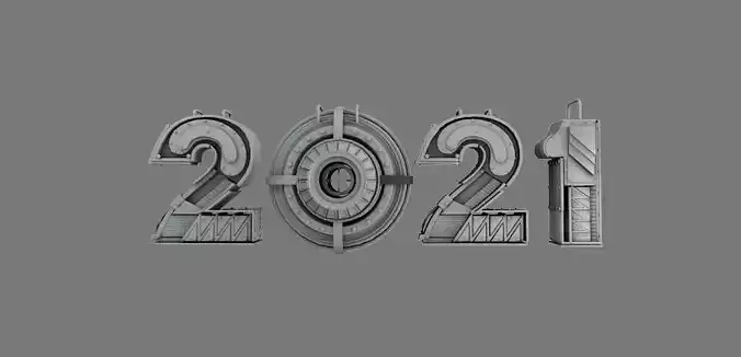 2021 3D MODEL year 3D model