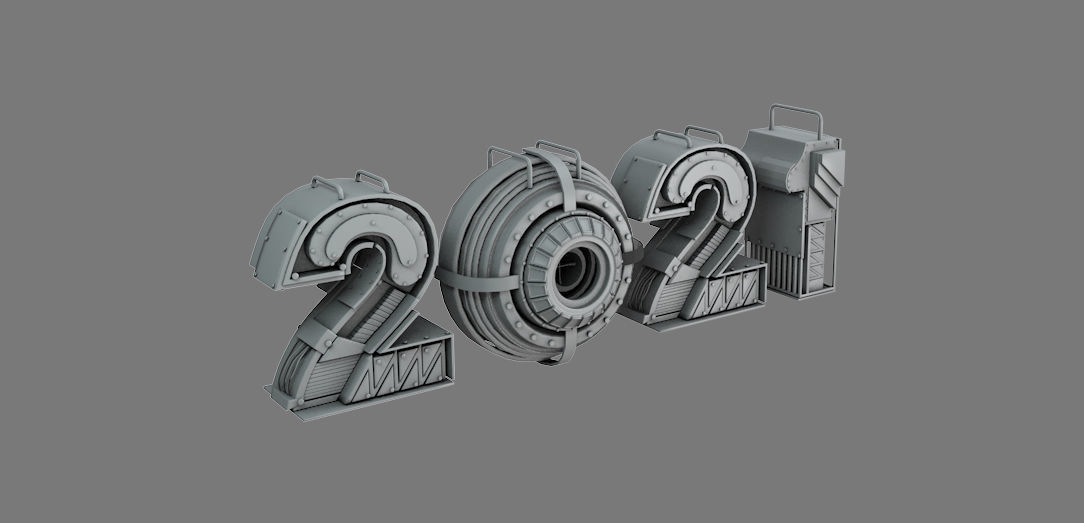 2021 3D MODEL year 3D model_2