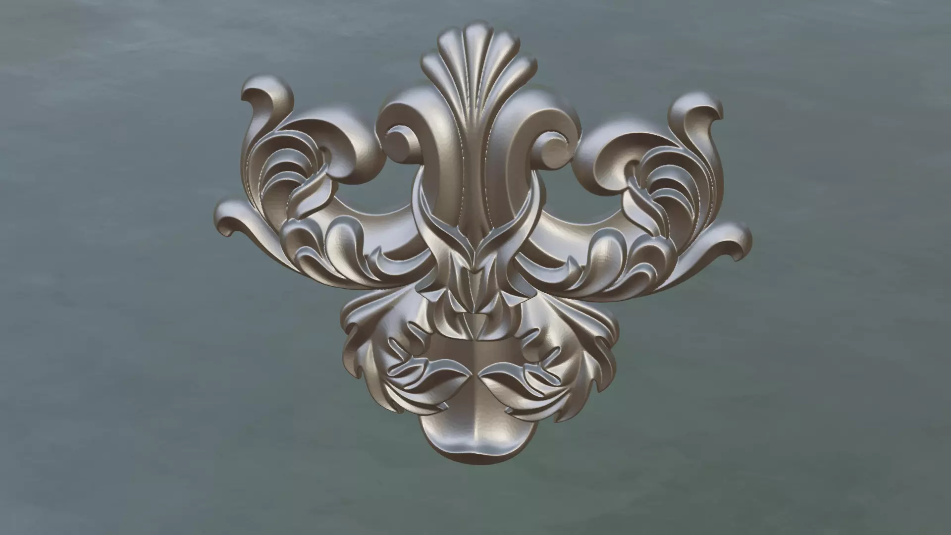 Central Flower Decor 3D print model_0