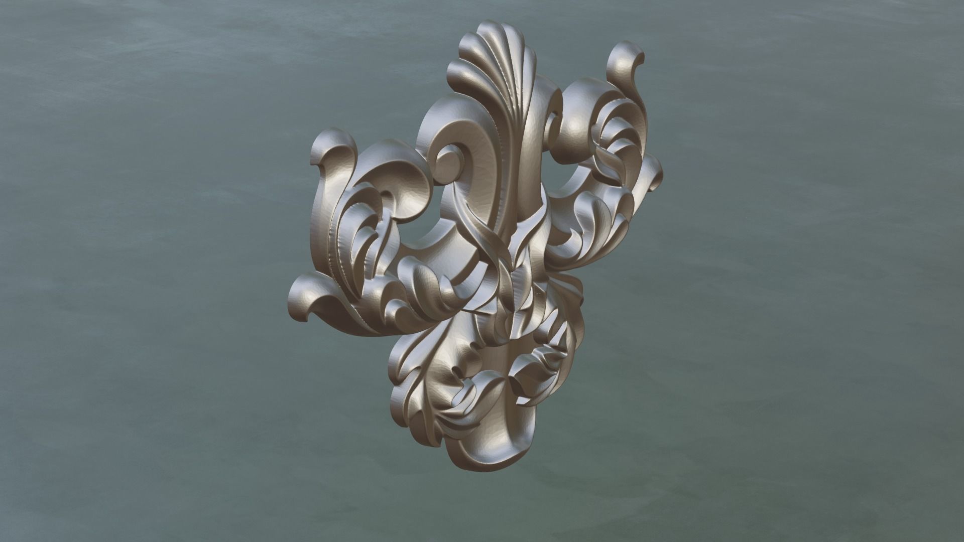 Central Flower Decor 3D print model_2