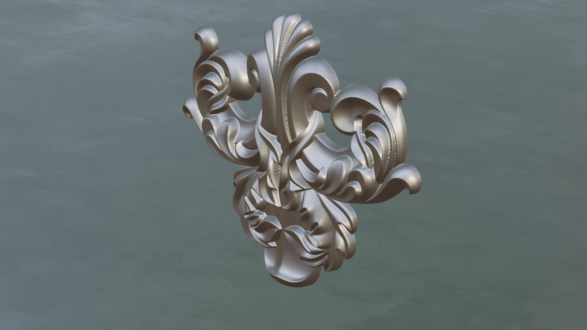 Central Flower Decor 3D print model_1