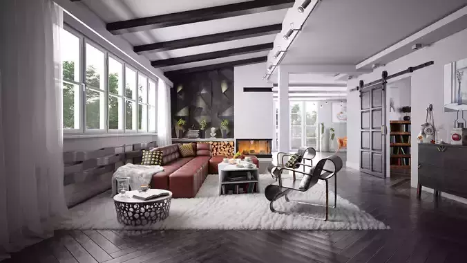 Scene 3 Archinteriors vol 56 3D model