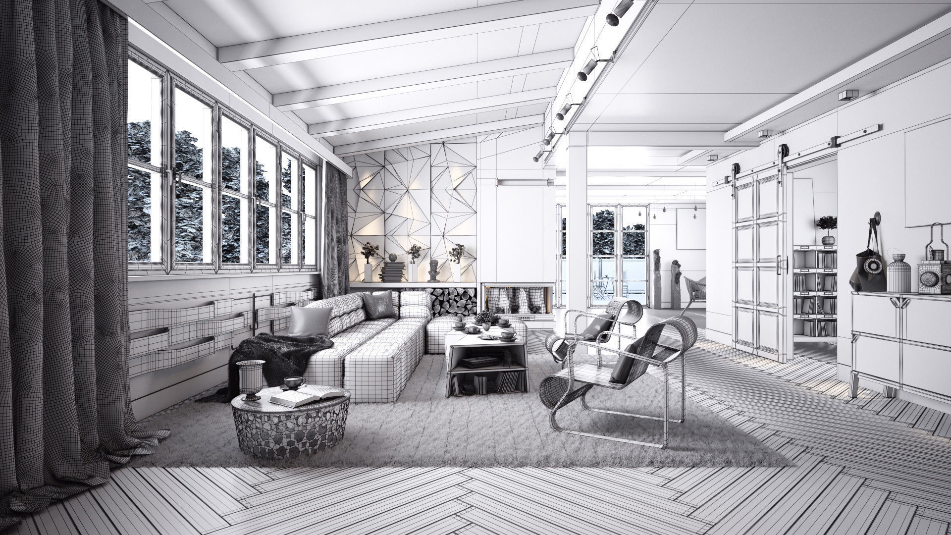 Scene 3 Archinteriors vol 56 3D model_1