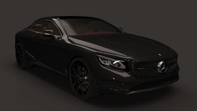 Mercedes-Benz S Class Coupe 3d car model 3D model