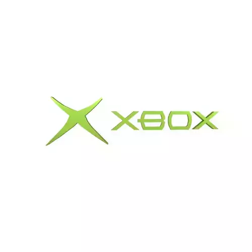 Xbox 2001 Logo v1 003 Free low-poly 3D model