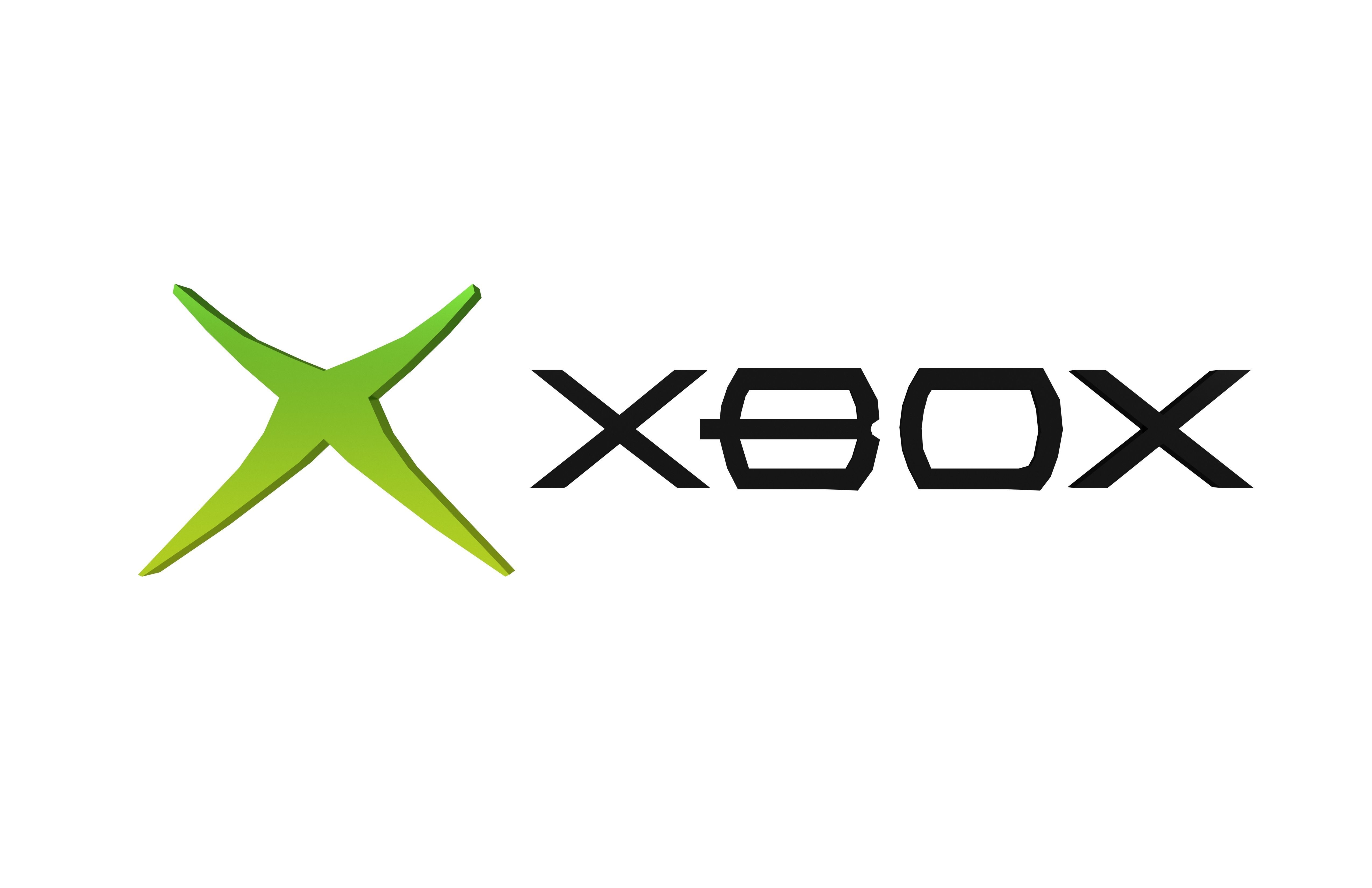 Xbox 2001 Logo v1 004 Free low-poly 3D model_1