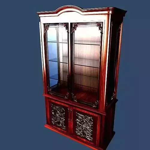 Buffet china cabinet with glass doors