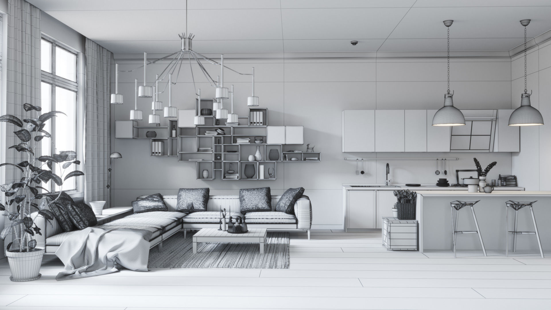 Scene 4 Archinteriors vol 56 3D model_1