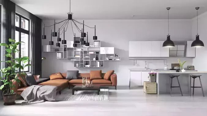 Scene 4 Archinteriors vol 56 3D model
