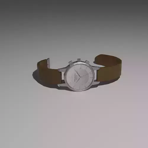 Wristclock lowpoly watch
